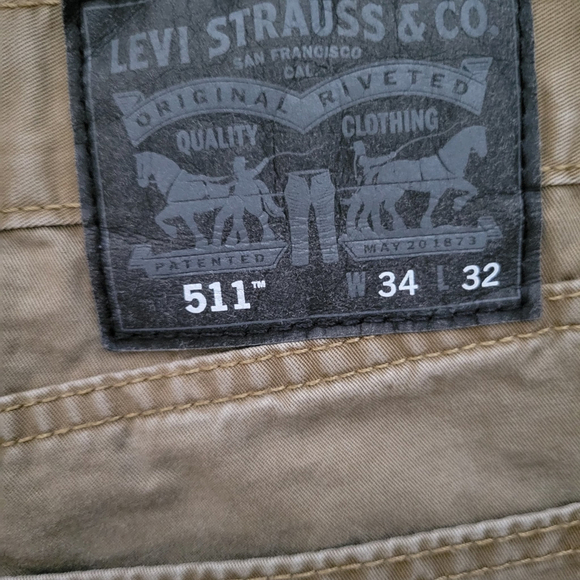 Levi's 511 Straight Jeans Size 34/32 Men's Excellent Condition - Picture 7 of 9